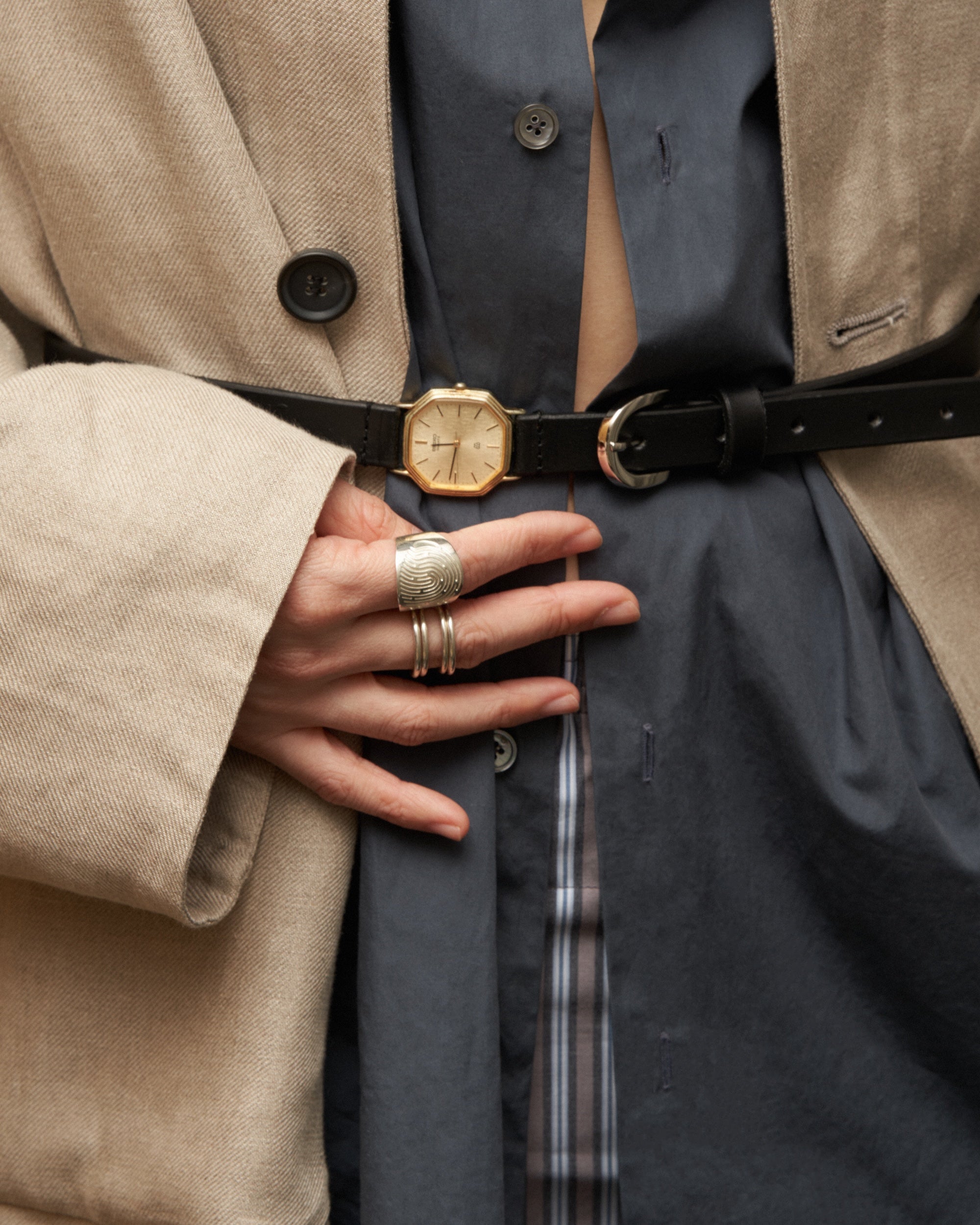 Vintage Watch Belt - Narrow | HIDAKA